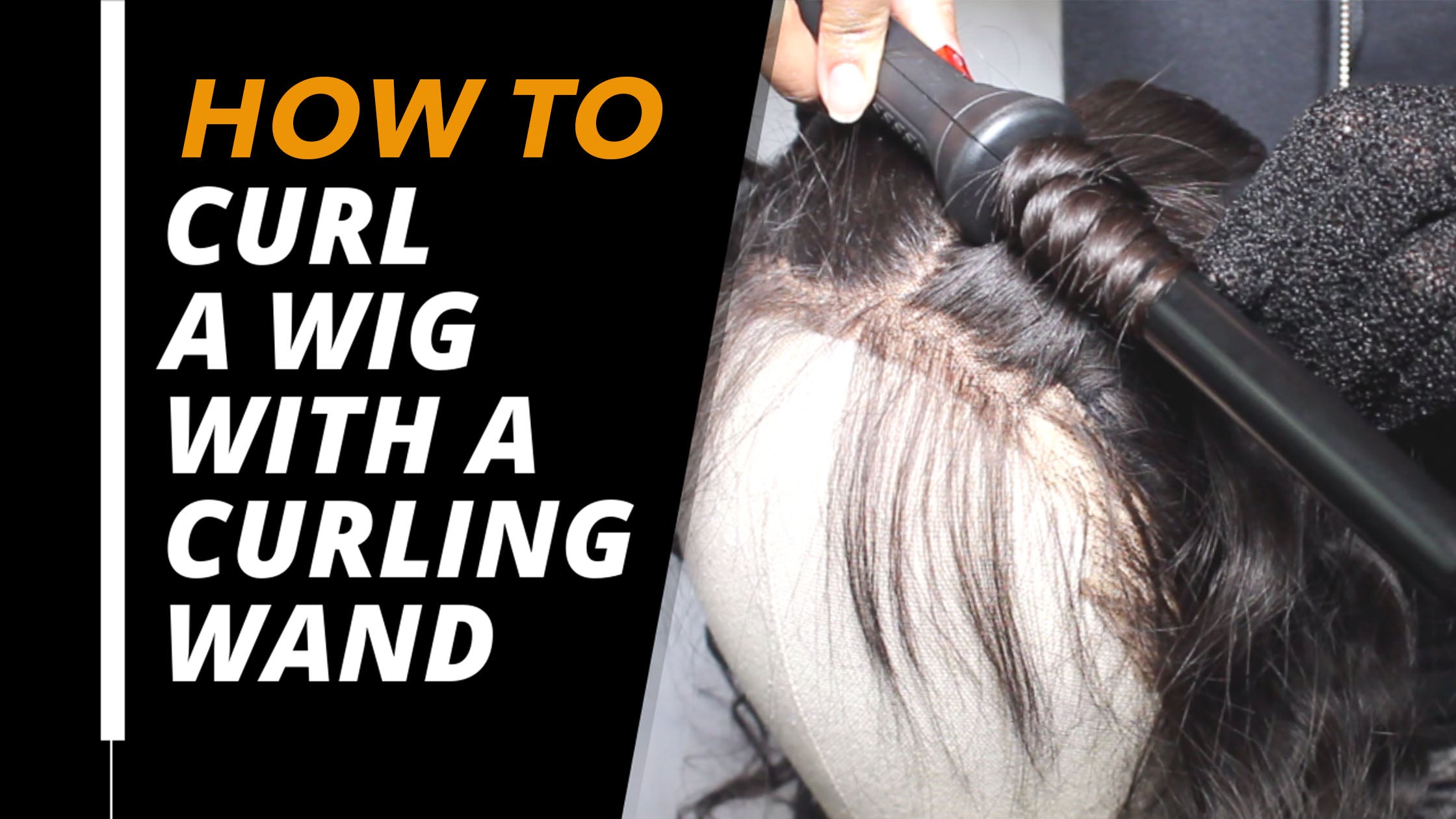 How to curl a wig with a hotsell curling iron