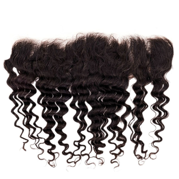Brazilian Deep Wave Standard and Transparent Lace Frontal Options