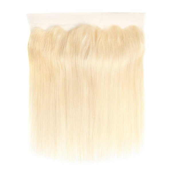 Russian Blonde Straight Transparent Lace Frontal