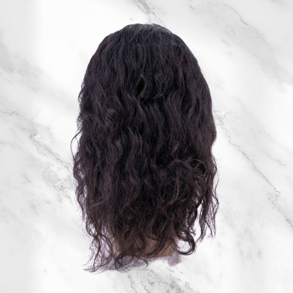 Rachel Raw Indian Curly Transparent Lace Front Wig