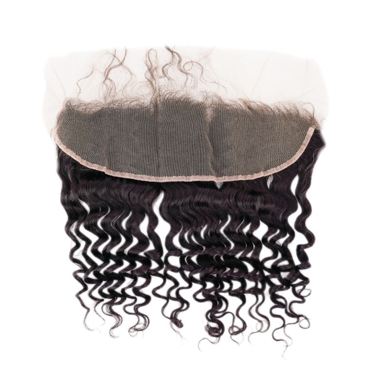 Brazilian Deep Wave Standard and Transparent Lace Frontal Options